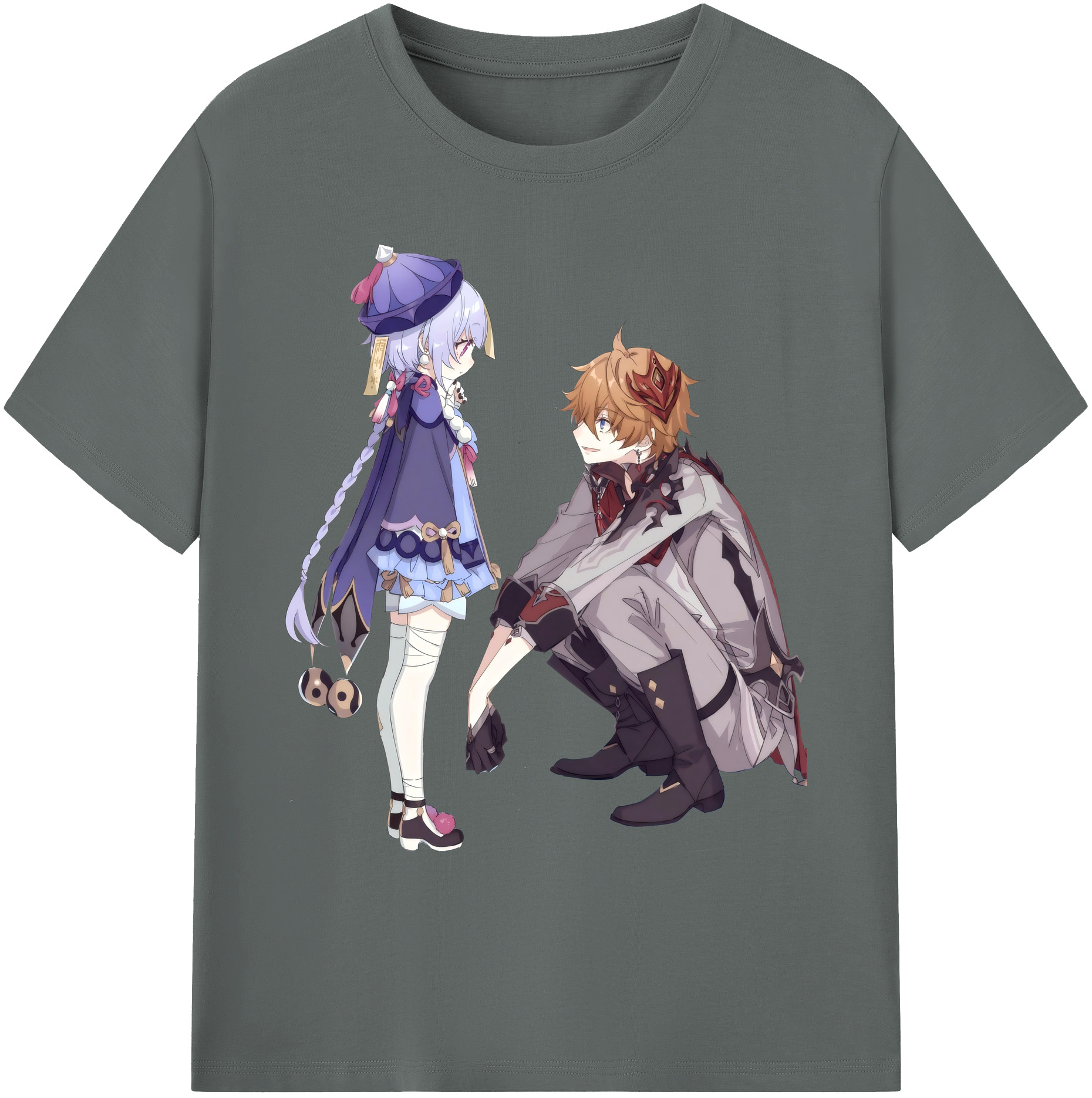 げんし神 七七 なな  genshin Nana 綿100％ メンズ半袖Tシャツ｜肌触りやわらか＆通気性